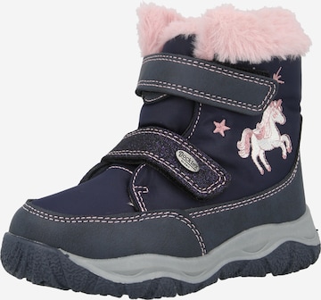 Dockers by Gerli Snowboots in Blau: Vorderseite
