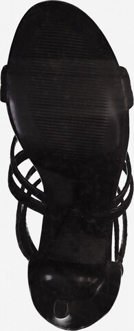 s.Oliver Σανδάλι με λουράκια σε μαύρο