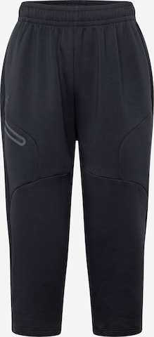 UNDER ARMOUR Tapered Sportnadrágok 'Unstoppable' - fekete: elől