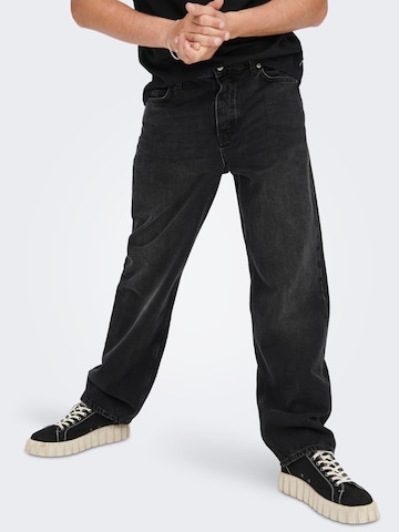 Only & Sons Regular Jeans in Black