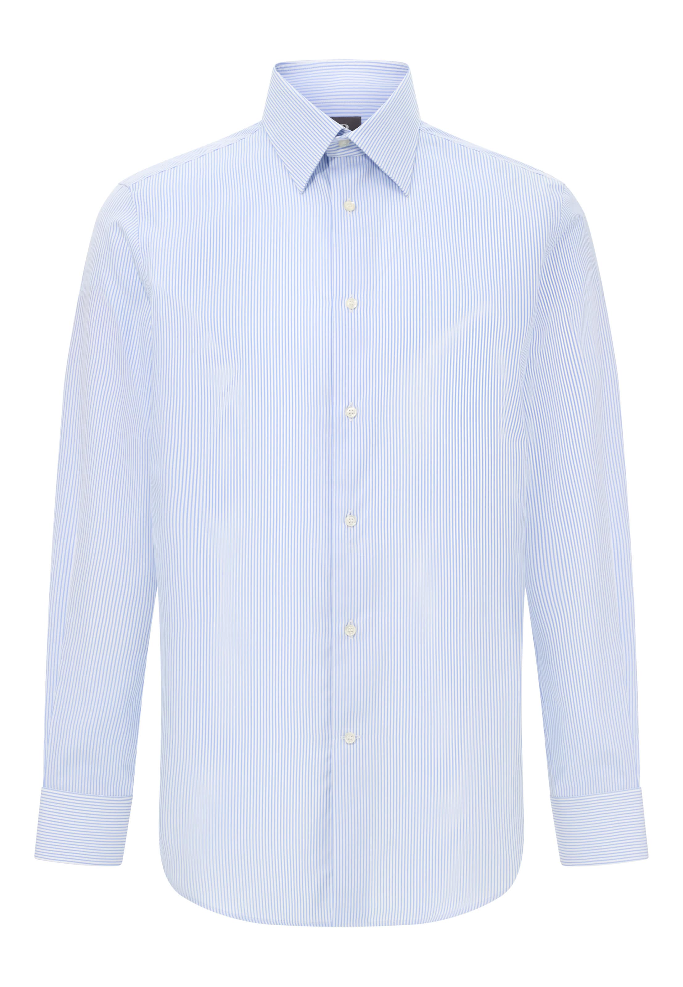 Boggi Milano Средняя посадка Рубашка в Синий: спереди