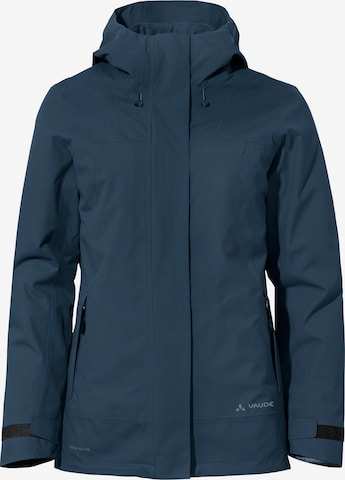 VAUDE Outdoorjas 'W Neyland 3in1 J' in Blauw: voorkant
