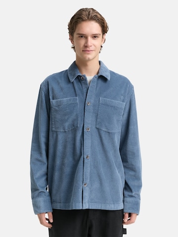 TOM TAILOR DENIM Regular Fit Hemd in Blau: Vorderseite