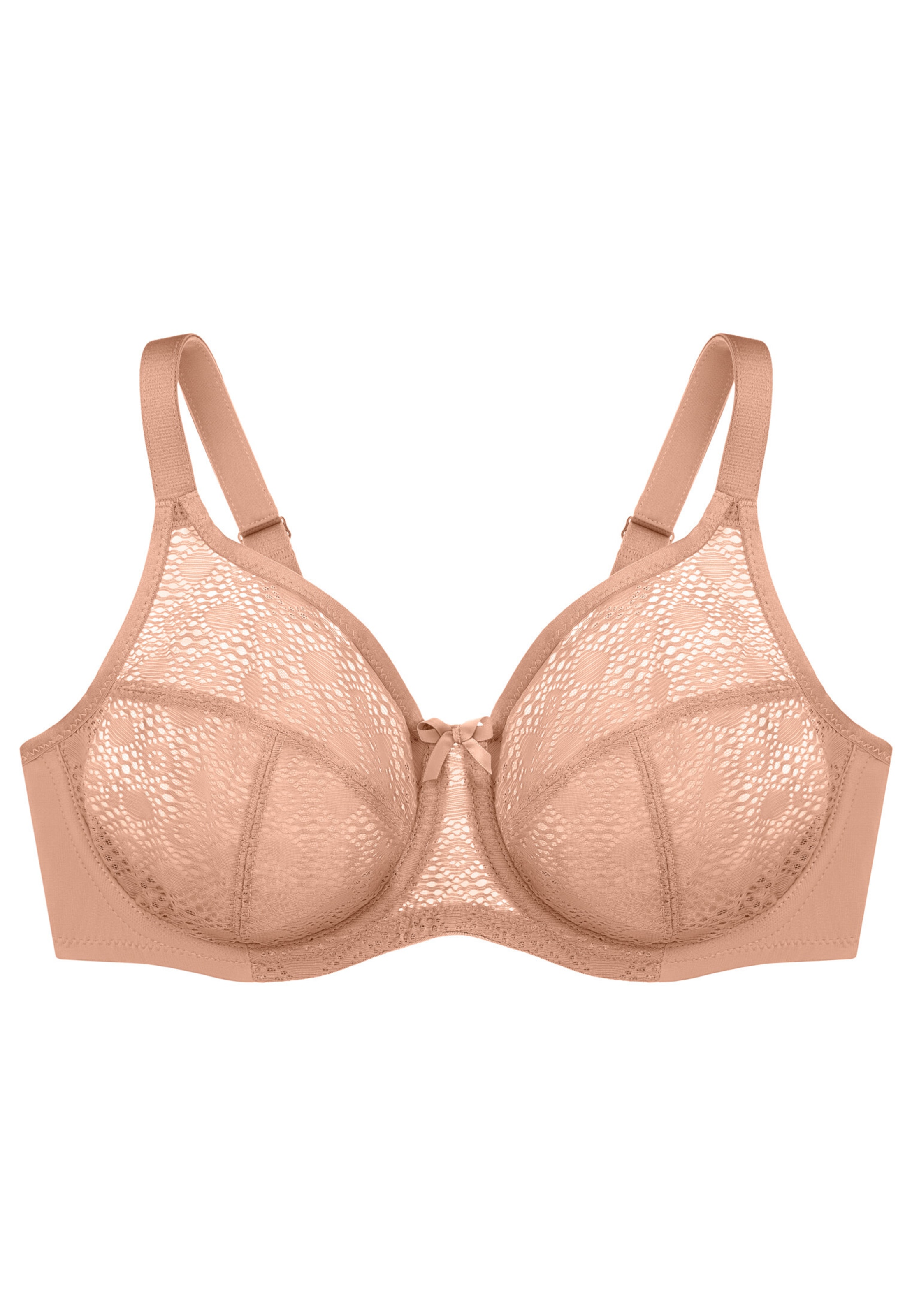 GLAMORISE Minimizer in Beige: front