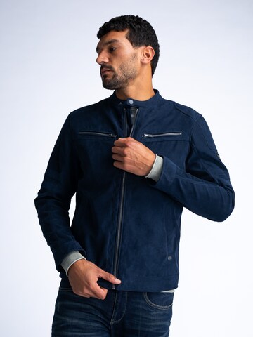 Veste mi-saison Petrol Industries en bleu : devant