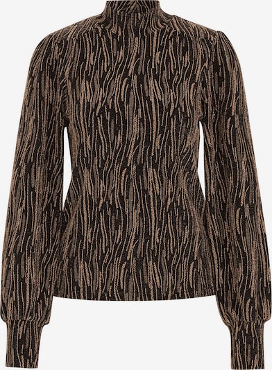 WE Fashion Shirt in gold / schwarz, Produktansicht