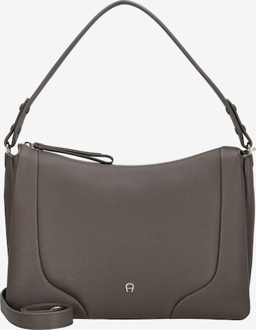 AIGNER Schultertasche in Grau: Vorderseite