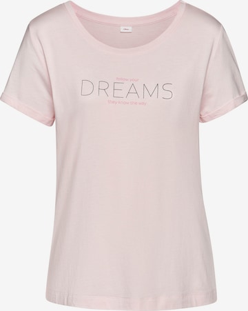 s.Oliver Pajama shirt in Pink: front