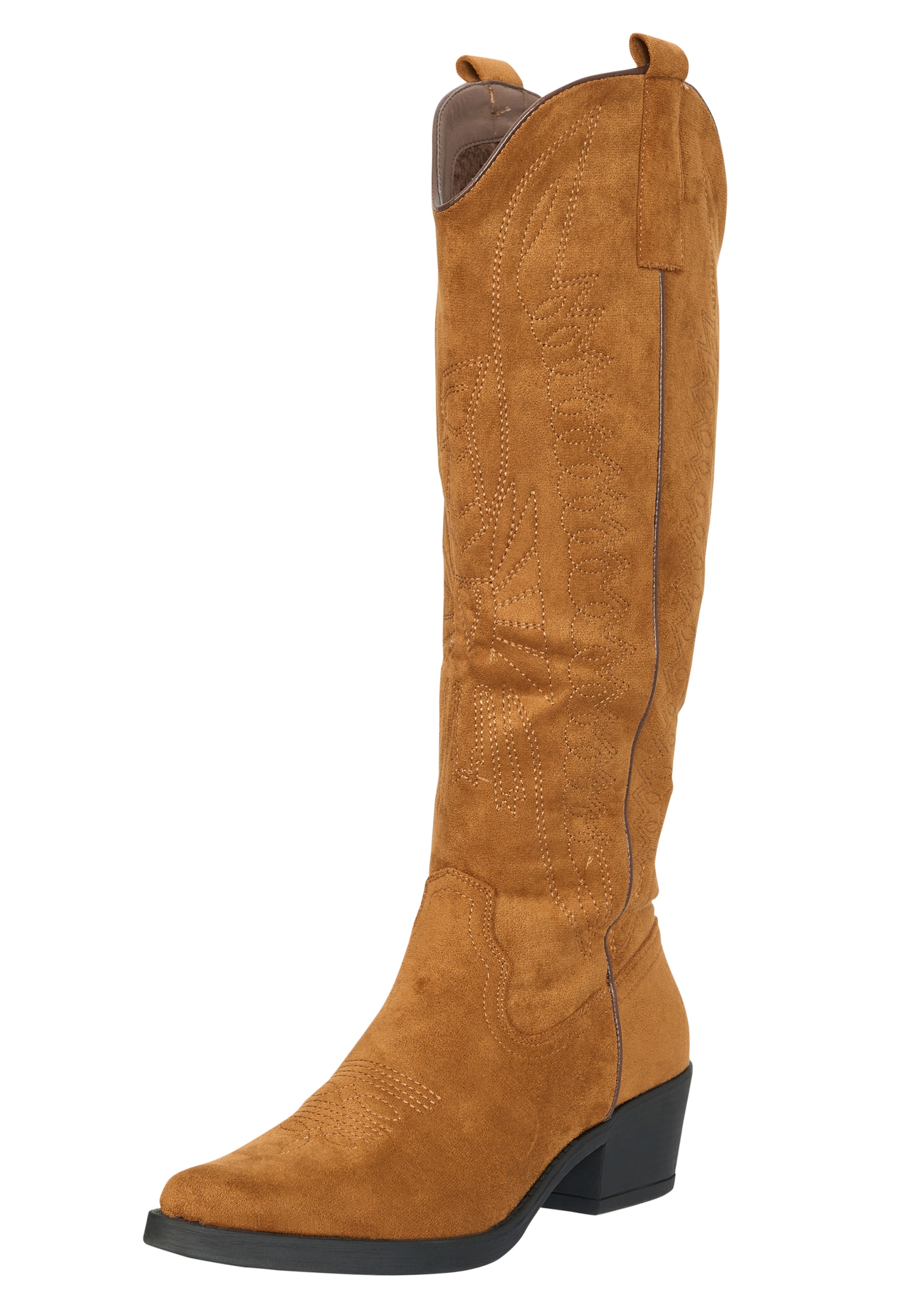 Salinyang Comwboystøvler i brun: forside