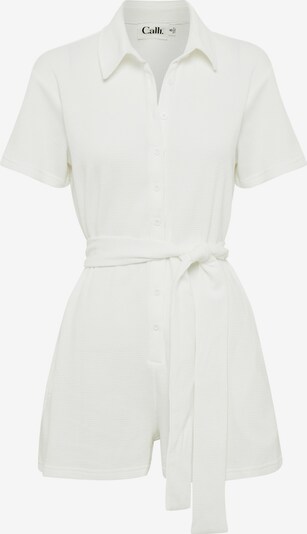 Calli Ολόσωμη φόρμα 'WEEKEND' σε λευκό, Άποψη προϊόντος