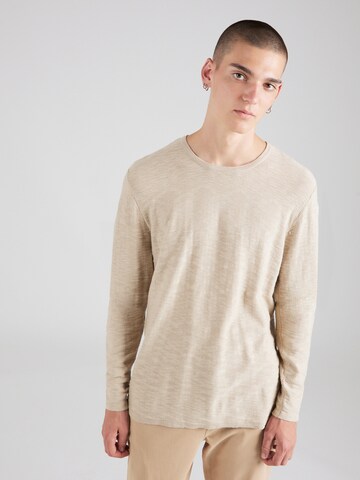 Pull-over BLEND en marron : devant