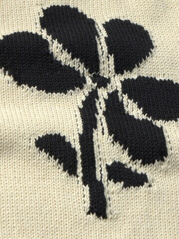 Thinking MU Knit cardigan ' ROBBIE ' in White
