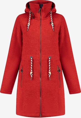 Schmuddelwedda Fleece jacket in Red: front