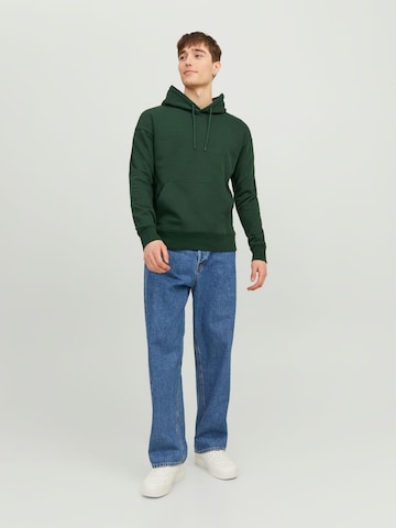 JACK & JONES كنزة رياضية بلون أخضر