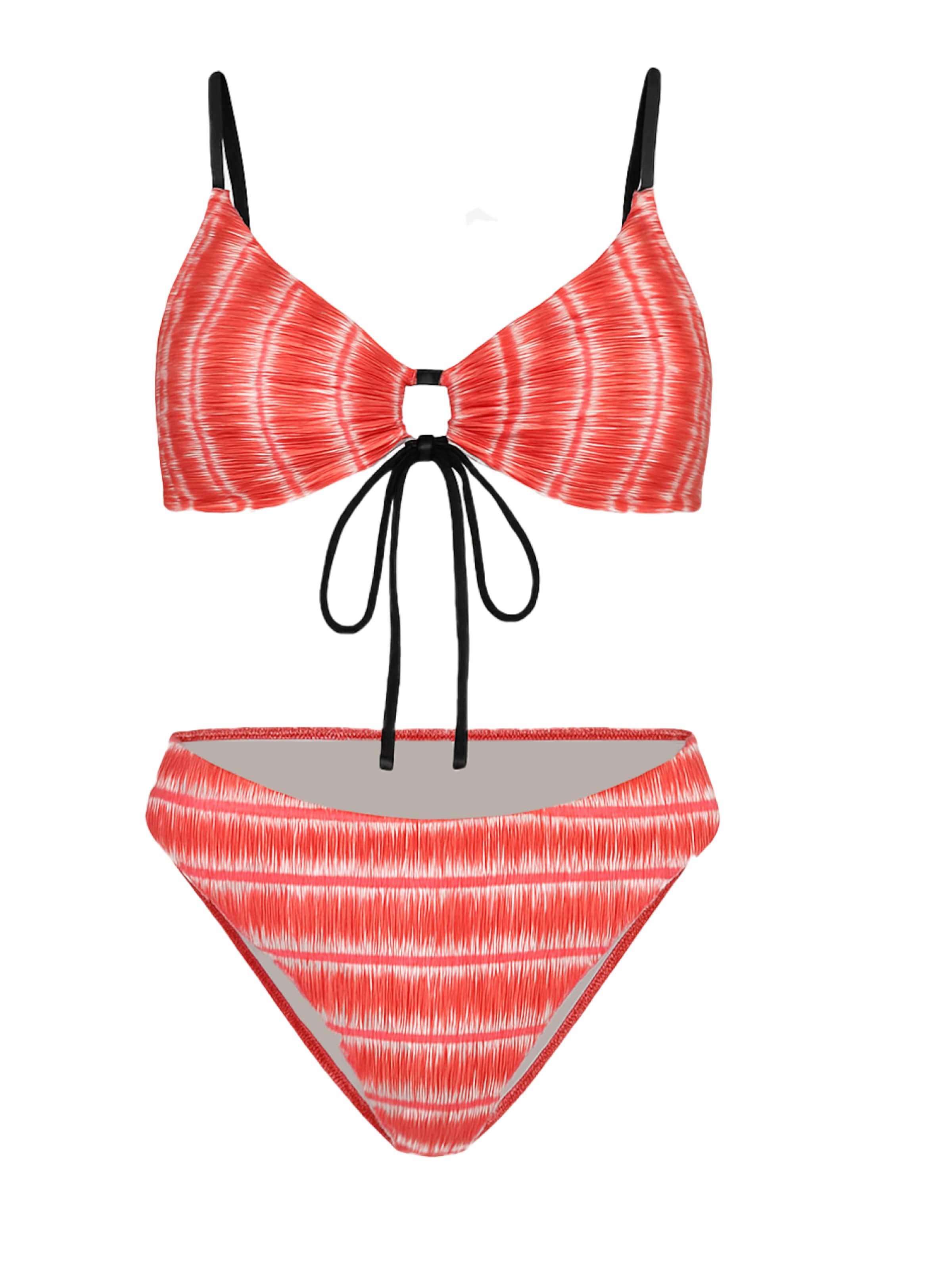 C&City Triangle Bikini in Red: front