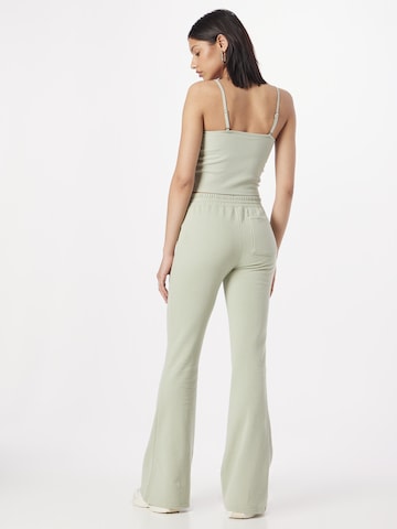 évasé Pantalon HOLLISTER en vert