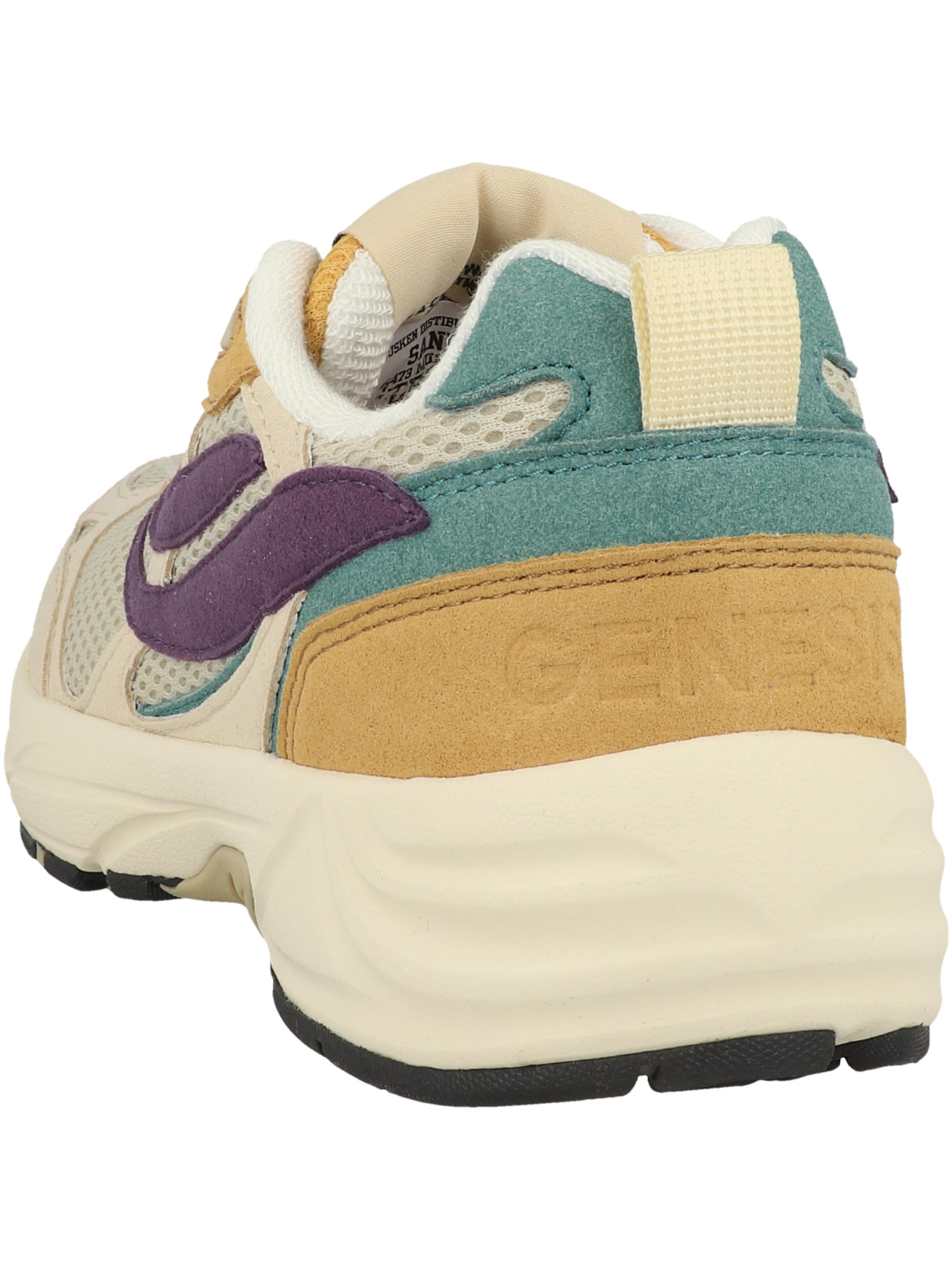 GENESIS Sneakers laag 'G-Eco`99 Multi Flowers' in Beige