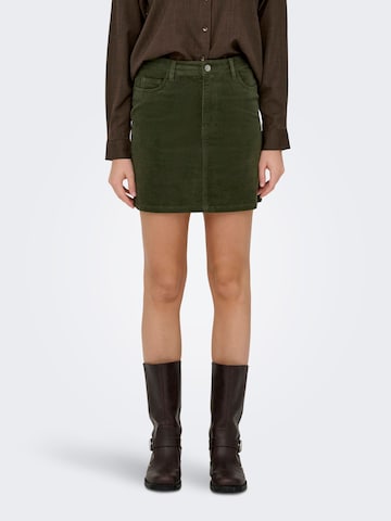 JDY Skirt in Green: front