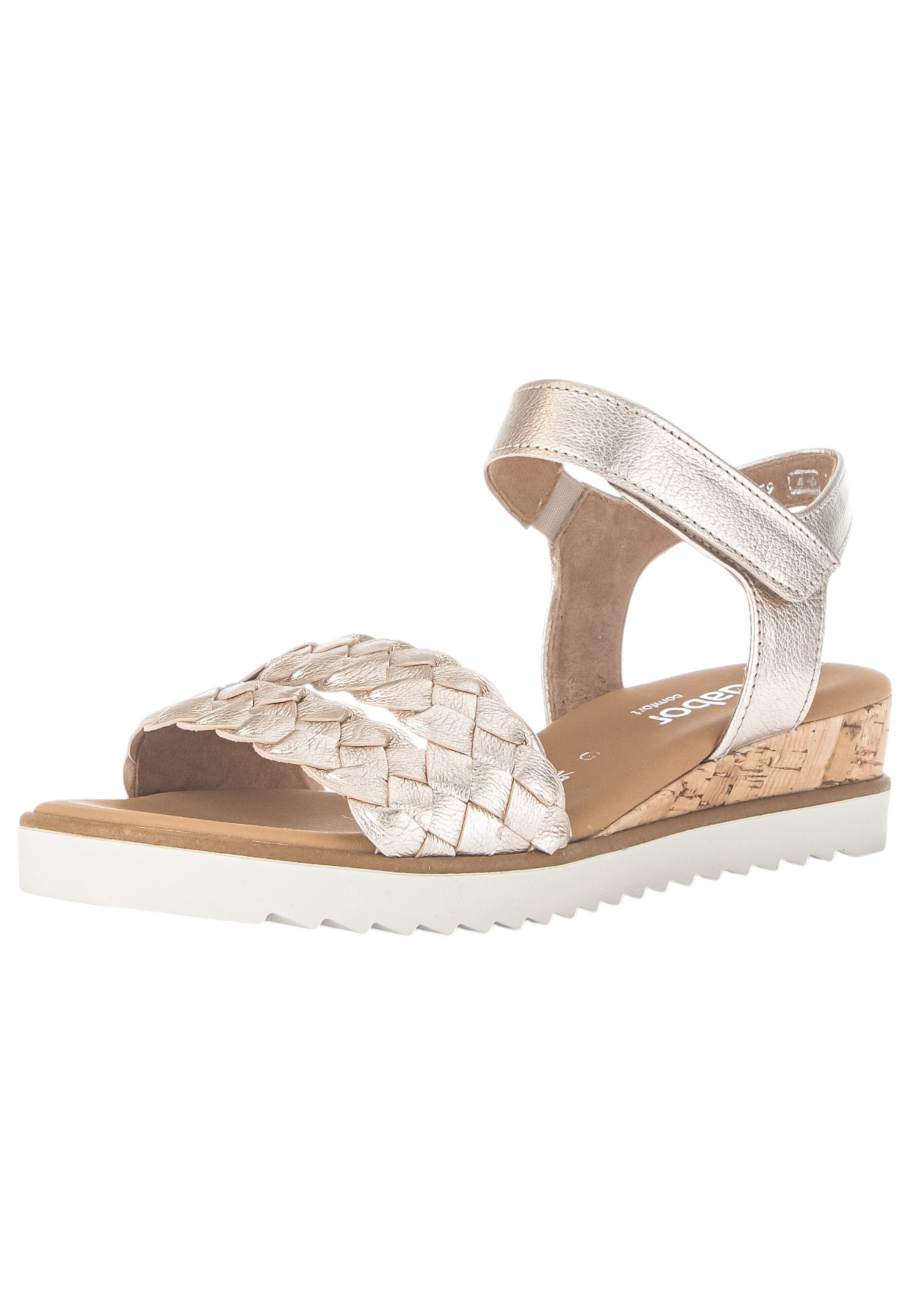 GABOR Sandale in Beige: Vorderseite