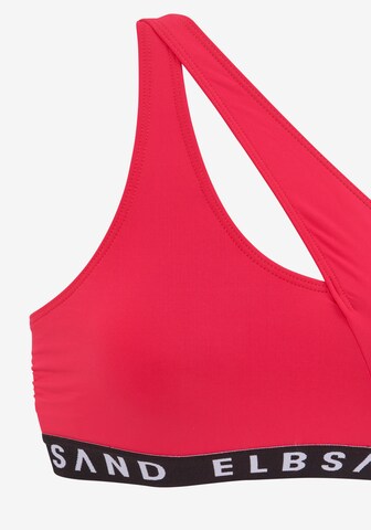 Elbsand Bustier Bikini i rød