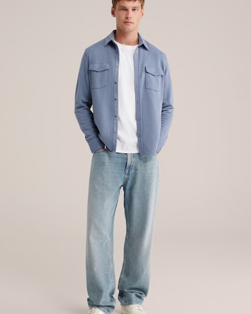Regular fit Cămașă de la WE Fashion pe albastru