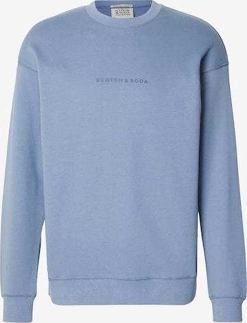 mėlyna SCOTCH & SODA Megztinis be užsegimo 'Seasonal Core': priekis