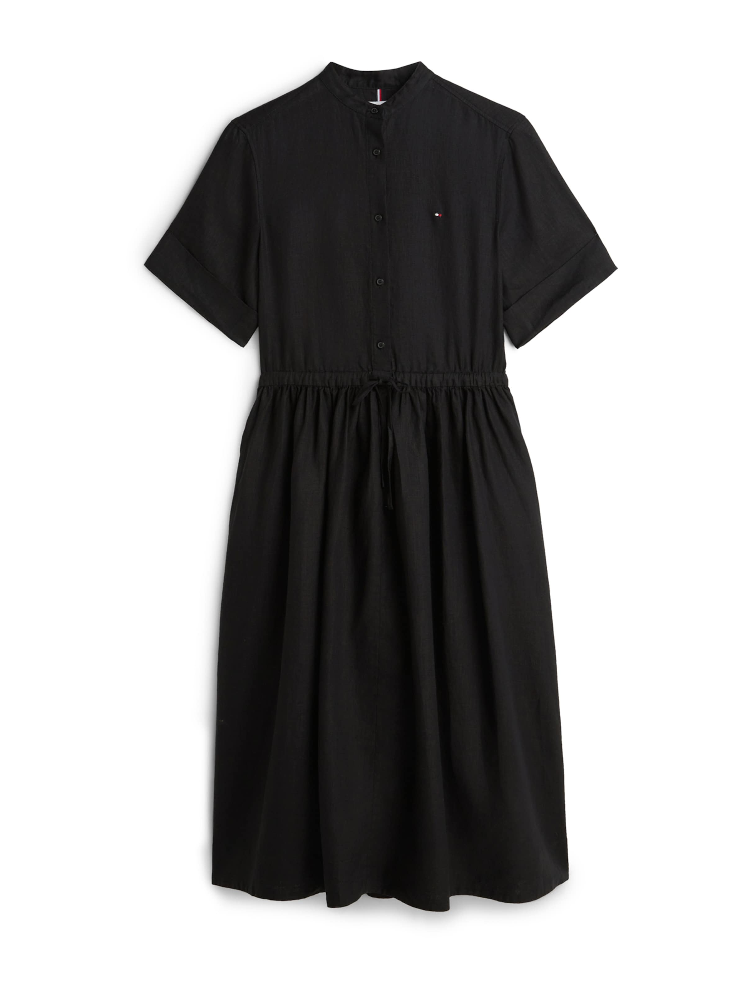 TOMMY HILFIGER Košeľové šaty 'ESS' - Čierna: predná strana