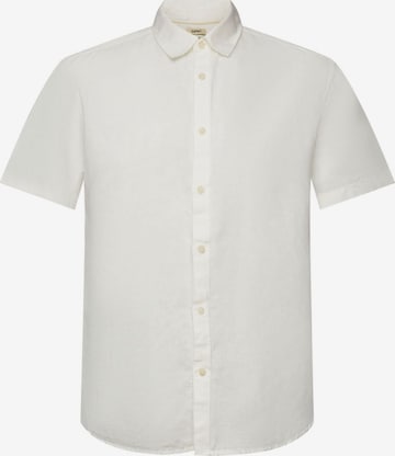 Coupe regular Chemise ESPRIT en blanc : devant