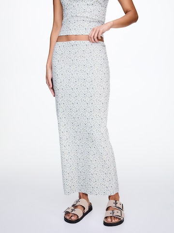 Pull&Bear Sukně – bílá: přední strana