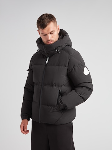 Veste outdoor ' EZ Water Puffer Racer ' JACK1T en noir : devant