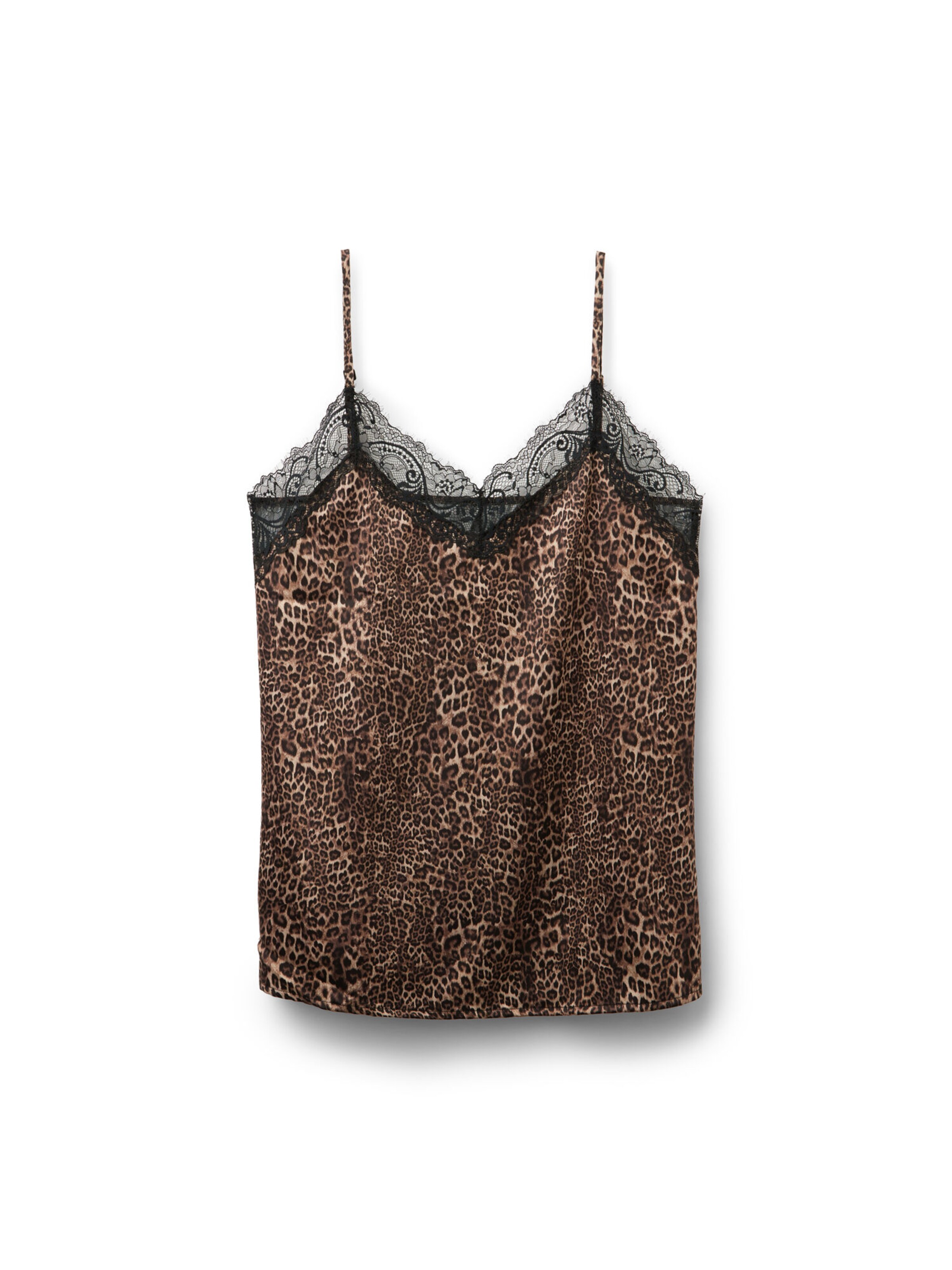 Tezenis Pajama Shirt in Brown: front