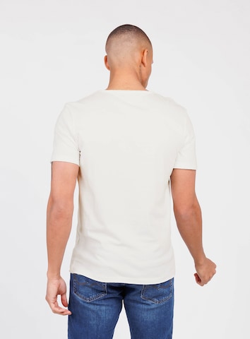 Key Largo - Camiseta 'PALM BEACH' en blanco