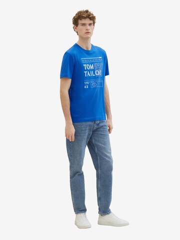 mėlyna TOM TAILOR Marškinėliai