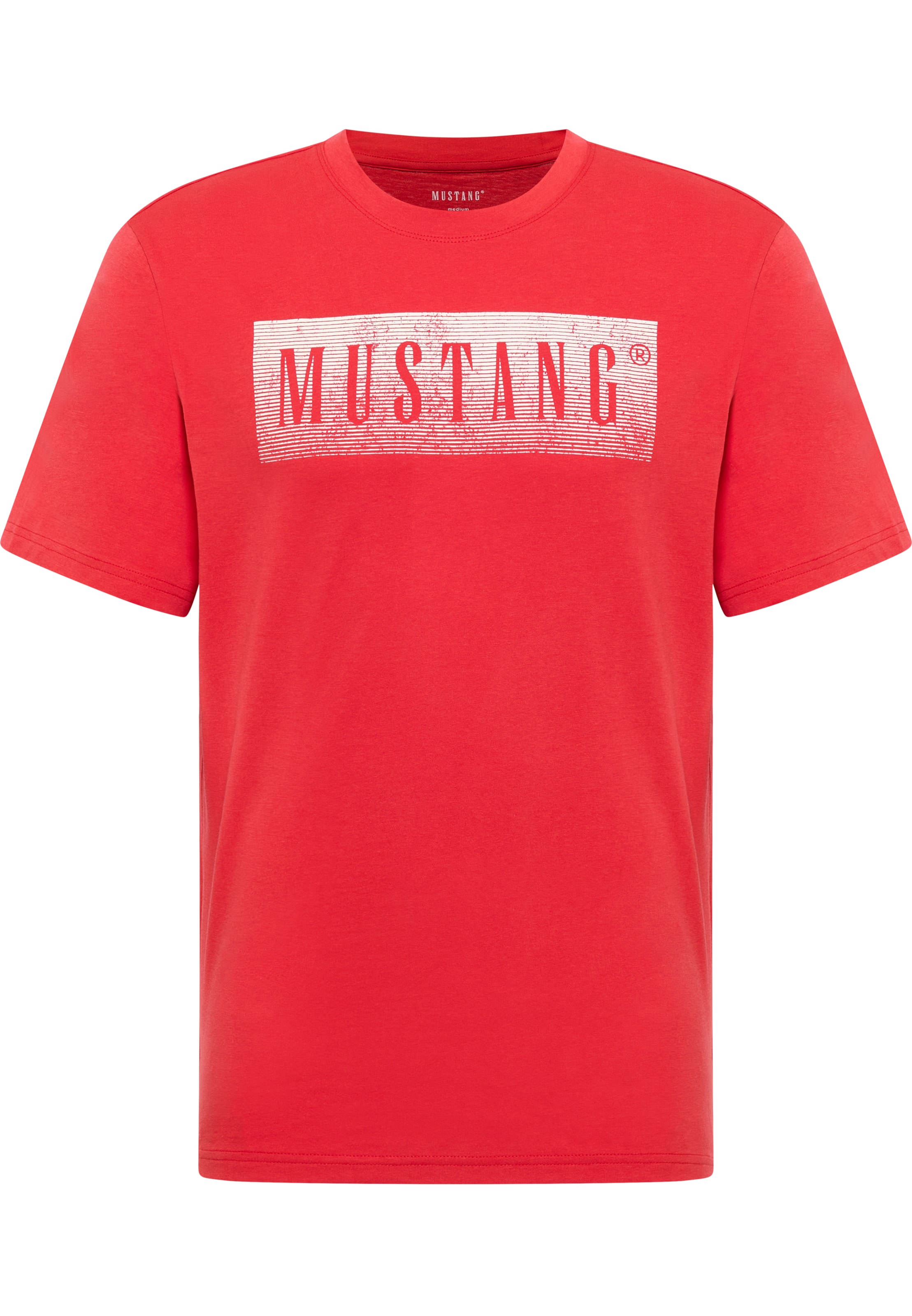 MUSTANG Shirt 'Austin' in Red: front