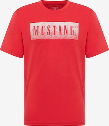 MUSTANG Shirt 'Austin' in Red: front