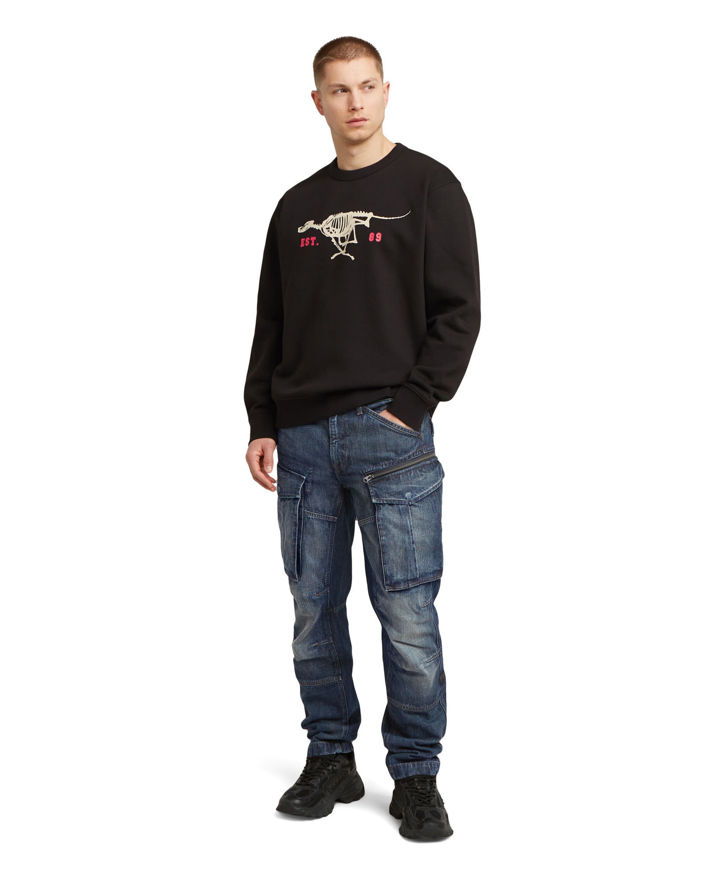 G-STAR Sweatshirt in Schwarz