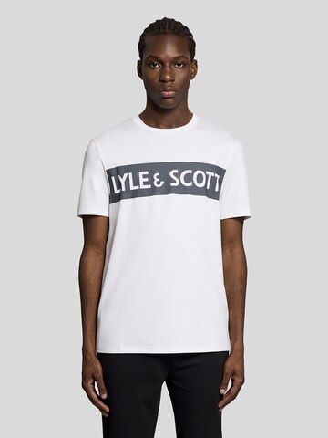 Lyle & Scott Shirt in Wit: voorkant