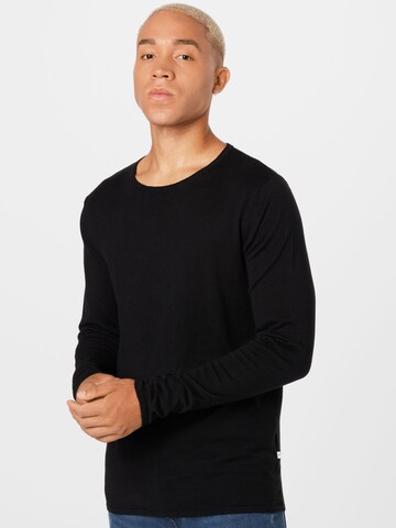 Pull-over 'Rome' SELECTED HOMME en noir : devant