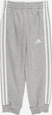 Effilé Pantalon de sport 'Essential' ADIDAS SPORTSWEAR en gris : devant
