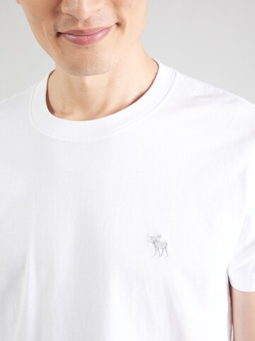 Abercrombie & Fitch Koszulka w kolorze biały