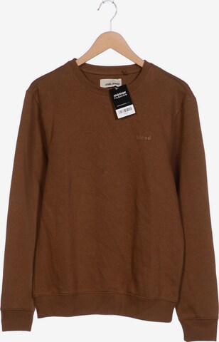BLEND Sweatshirt & Zip-Up Hoodie in M in Brown: front