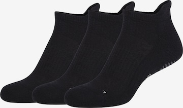 Chaussettes de sport camano en noir : devant