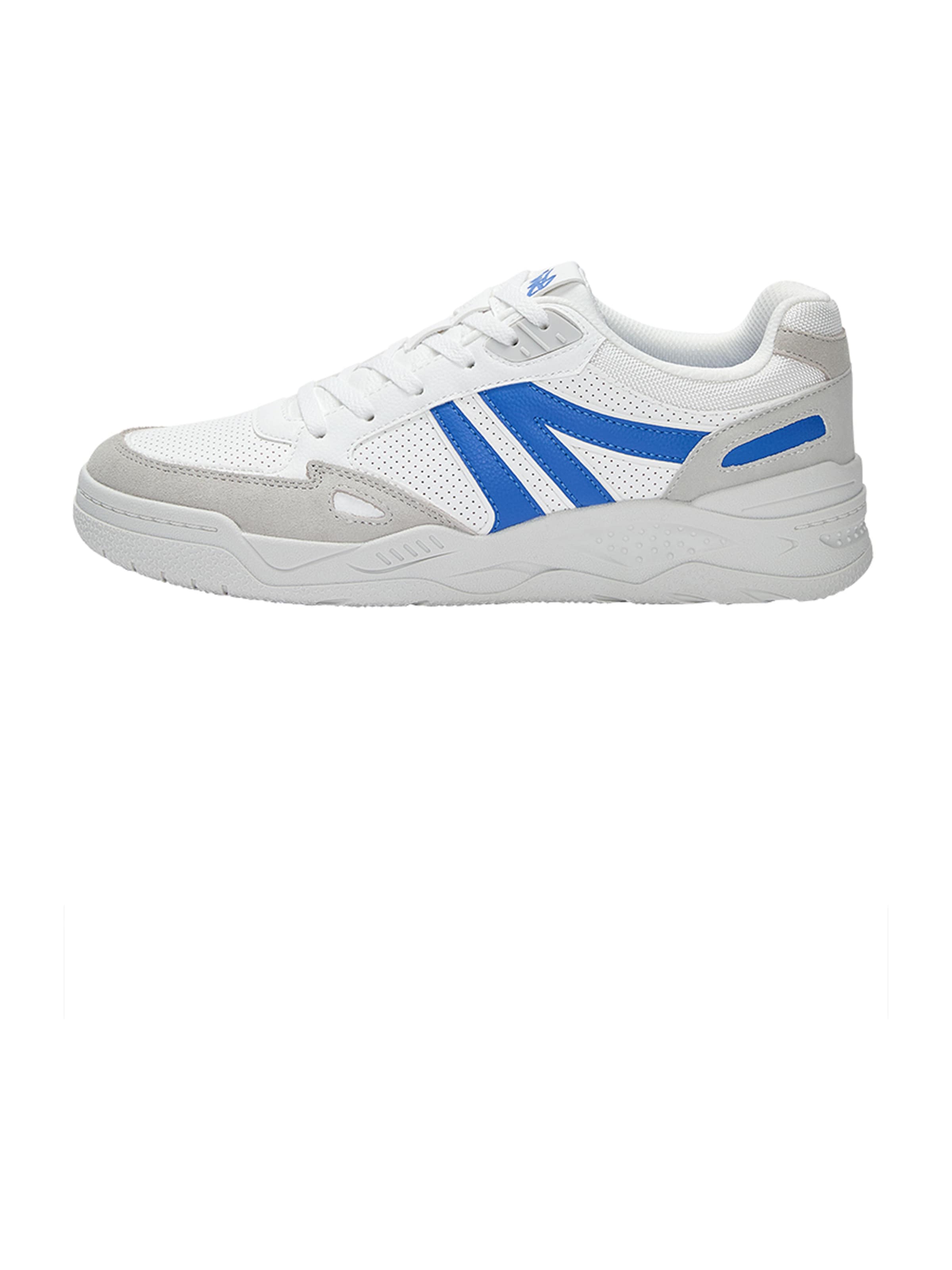 Pull&Bear Ниски маратонки 'BAMBA STREET' в бяло