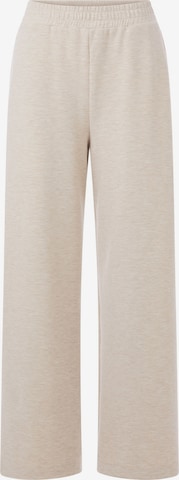 Rich & Royal Wide Leg Housut värissä beige: etupuoli