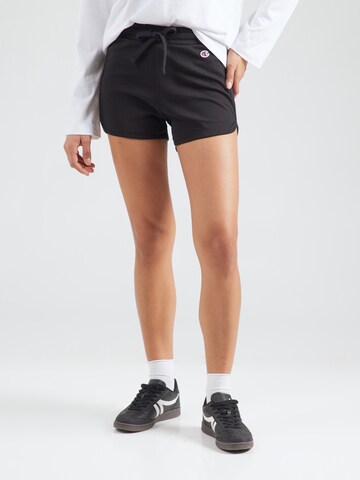 regular Pantaloni di Champion Authentic Athletic Apparel in nero: frontale