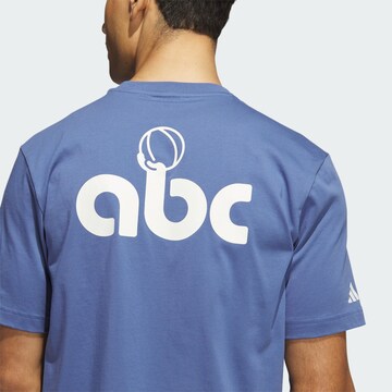 ADIDAS PERFORMANCE Functioneel shirt 'Summer Camp Story' in Blauw