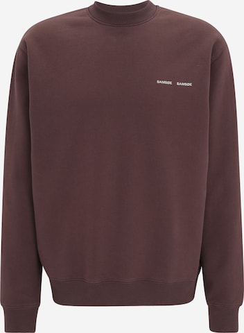 Samsøe Samsøe Свитшот 'Norsbro' в Коричневый: спереди