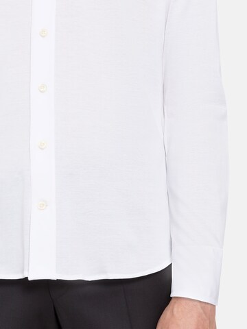 Baldessarini Slim fit Business Shirt 'Huge' in White