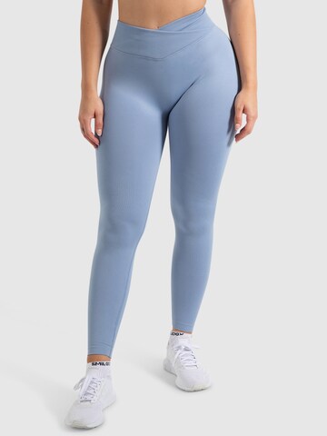 Smilodox Slim fit Leggings 'Silvia' in Blue: front