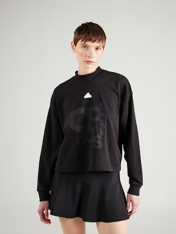 ADIDAS SPORTSWEAR - Sweatshirt de desporto 'Bluv' em preto: frente